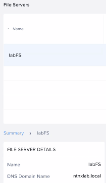 Finding nfsServerName and nfsServer fqdn